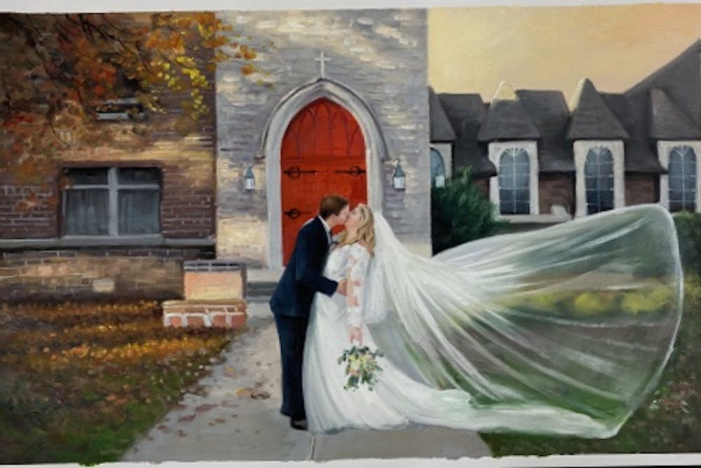 Artist-Rendered Painting