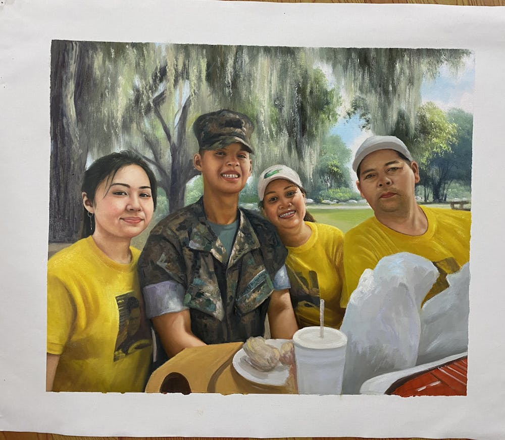 Artist-Rendered Painting