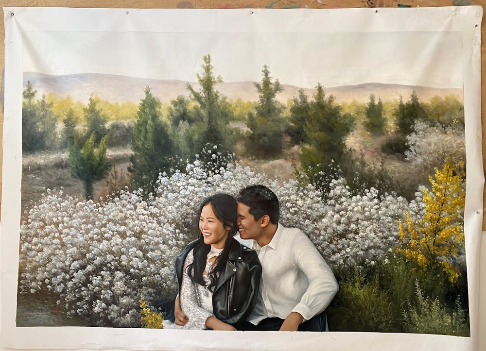 Artist-Rendered Painting