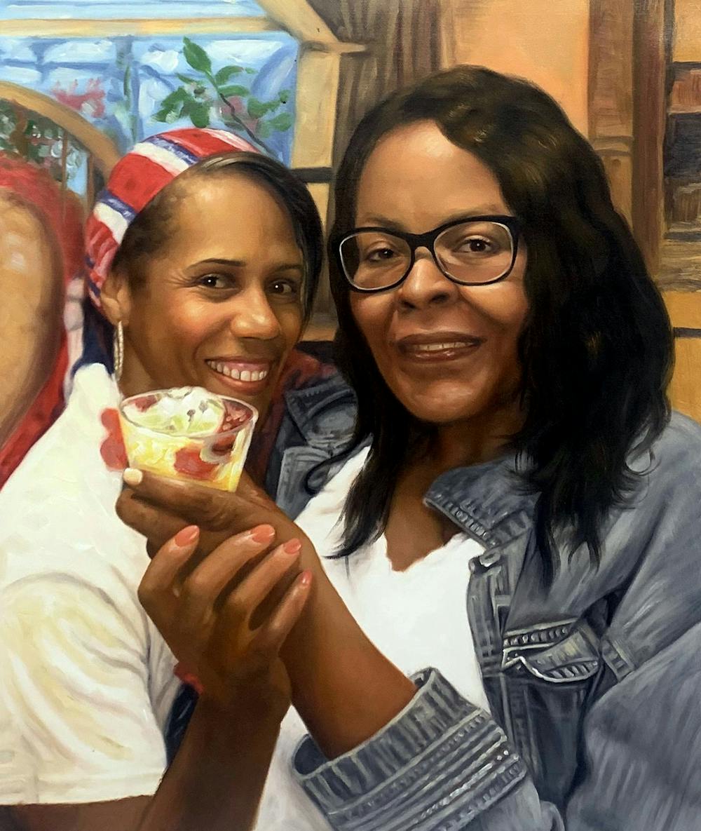 Artist-Rendered Painting