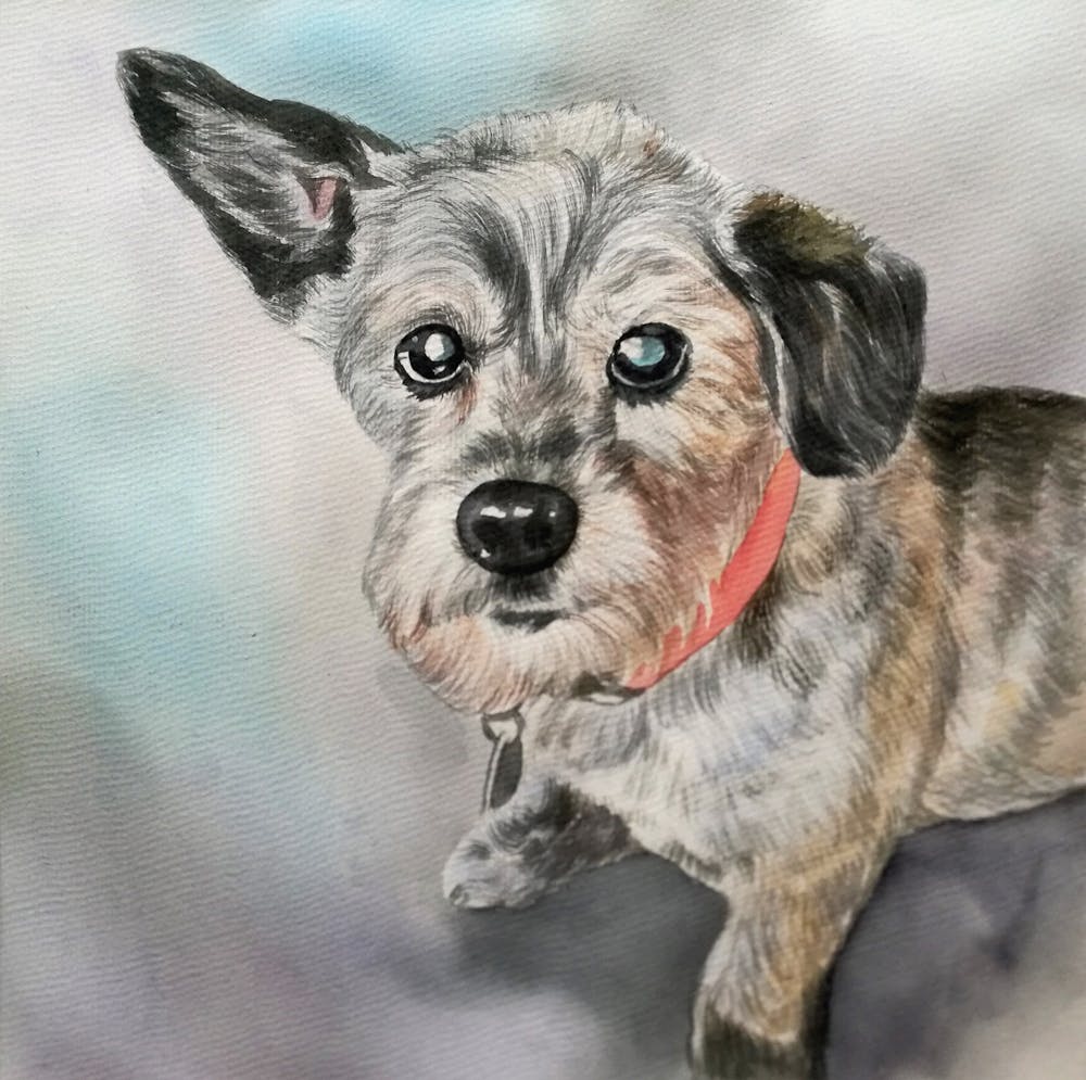 Artist-Rendered Painting