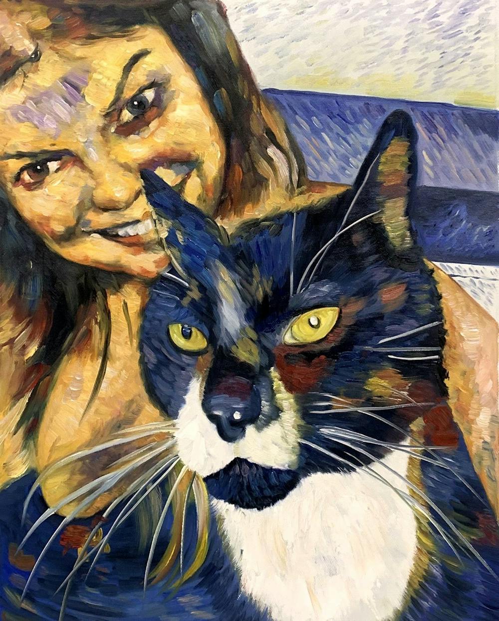 Artist-Rendered Painting