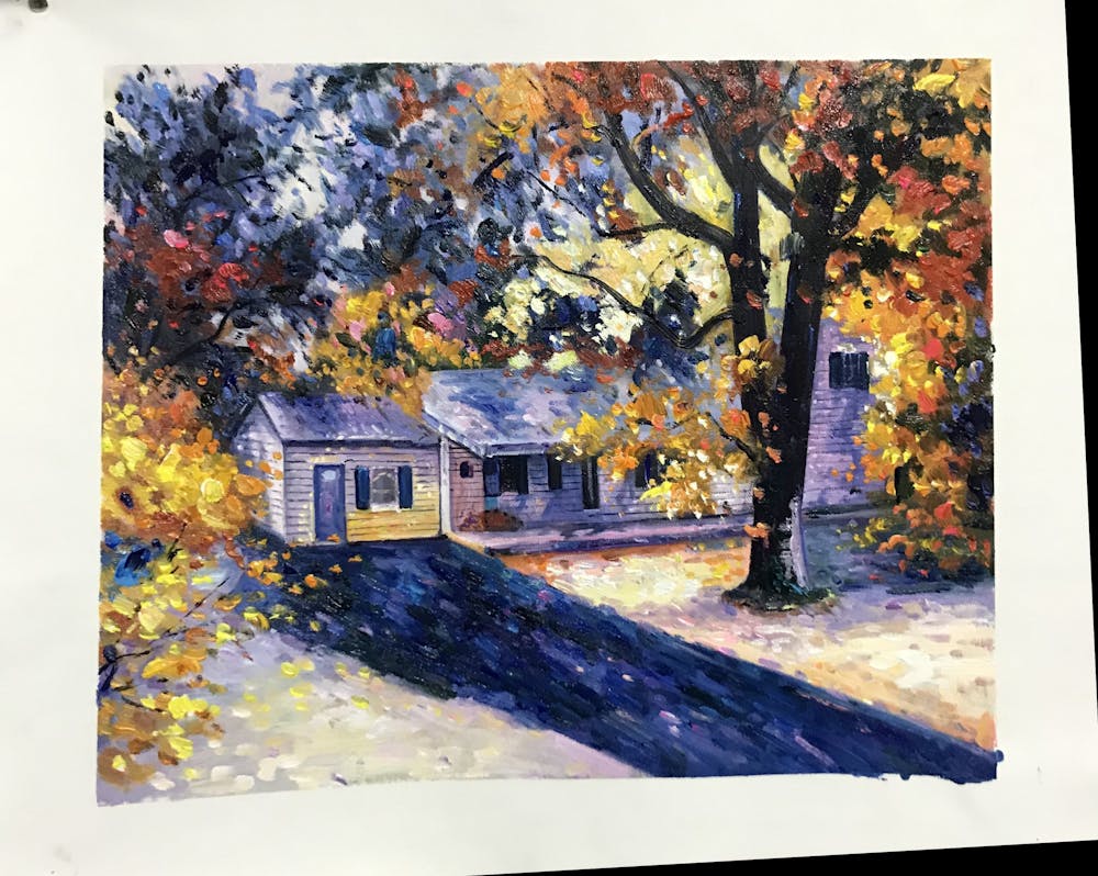 Artist-Rendered Painting