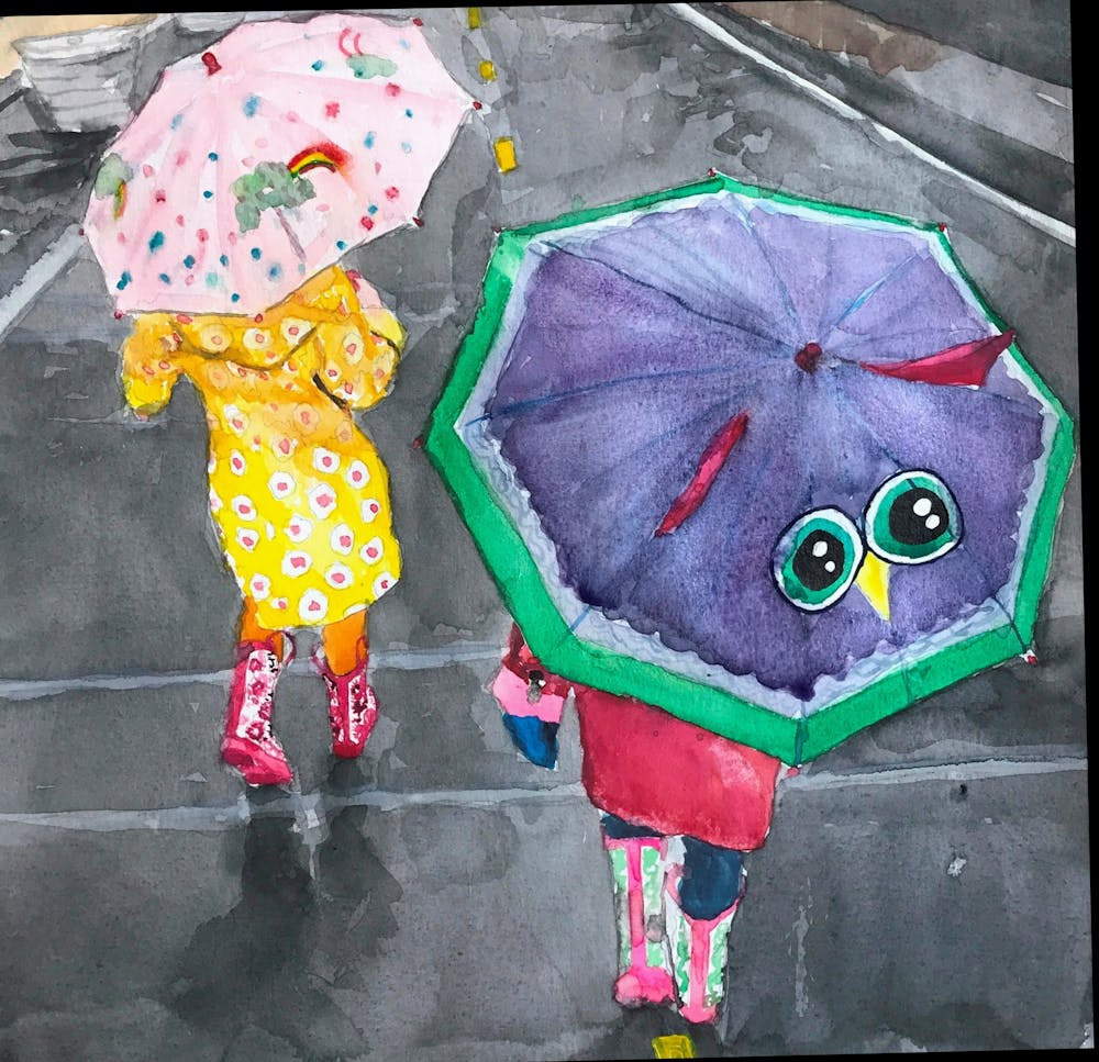 Artist-Rendered Painting