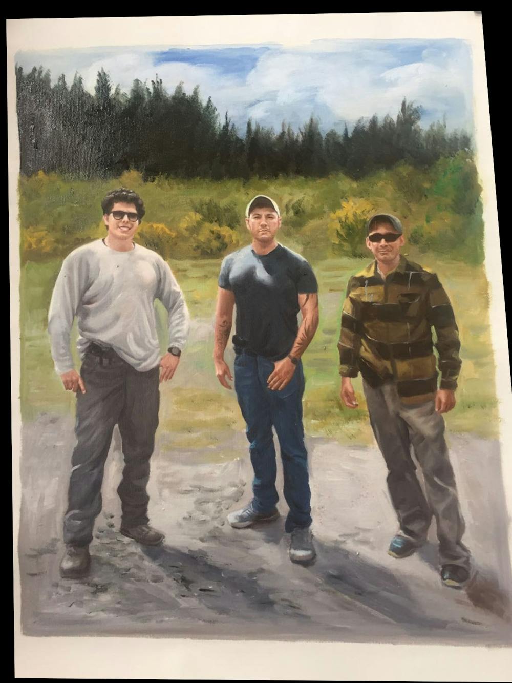 Artist-Rendered Painting