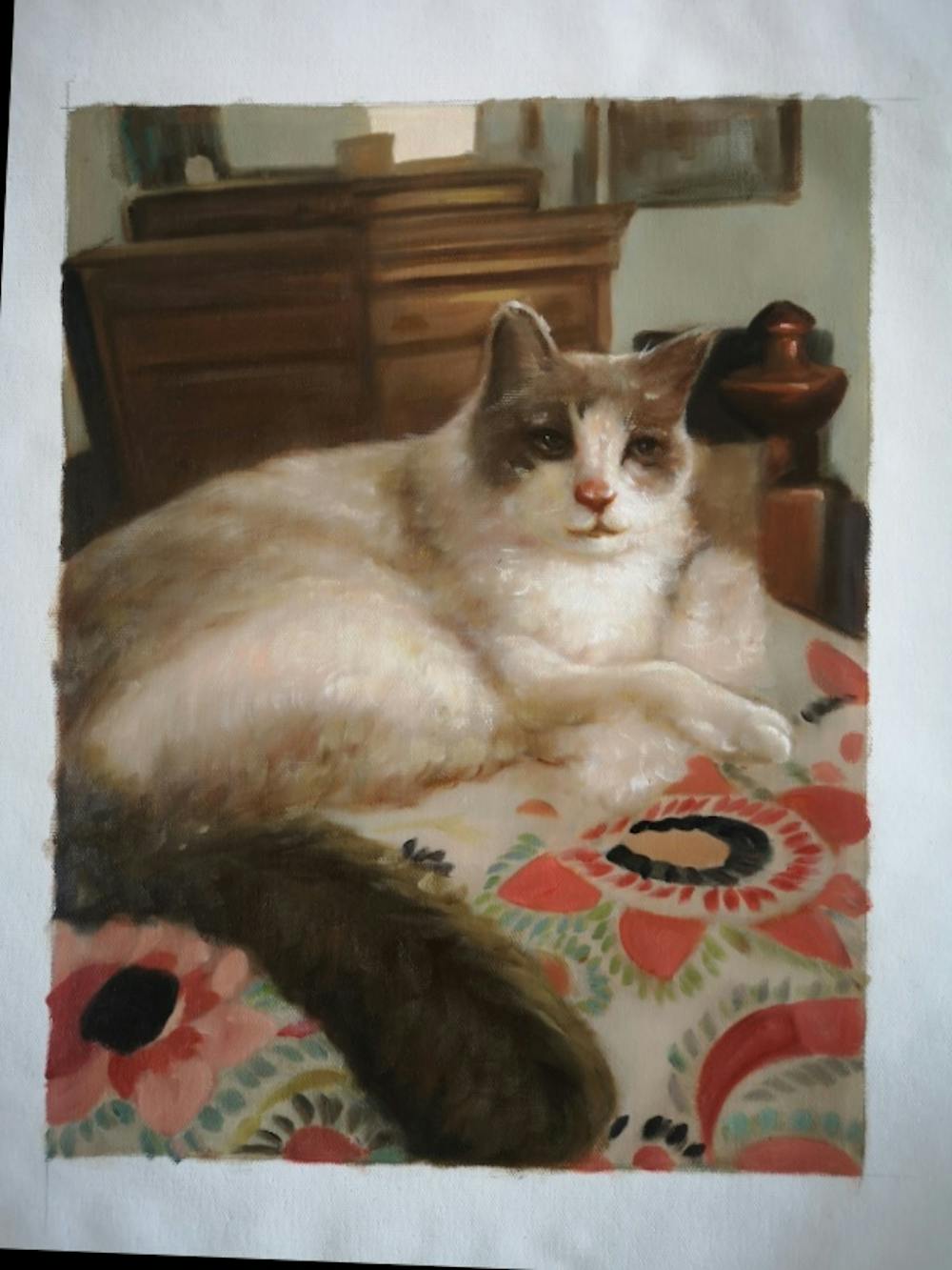 Artist-Rendered Painting