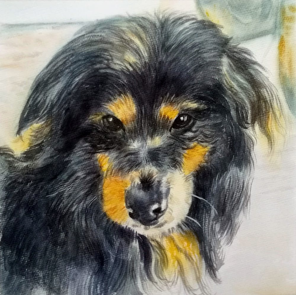 Artist-Rendered Painting