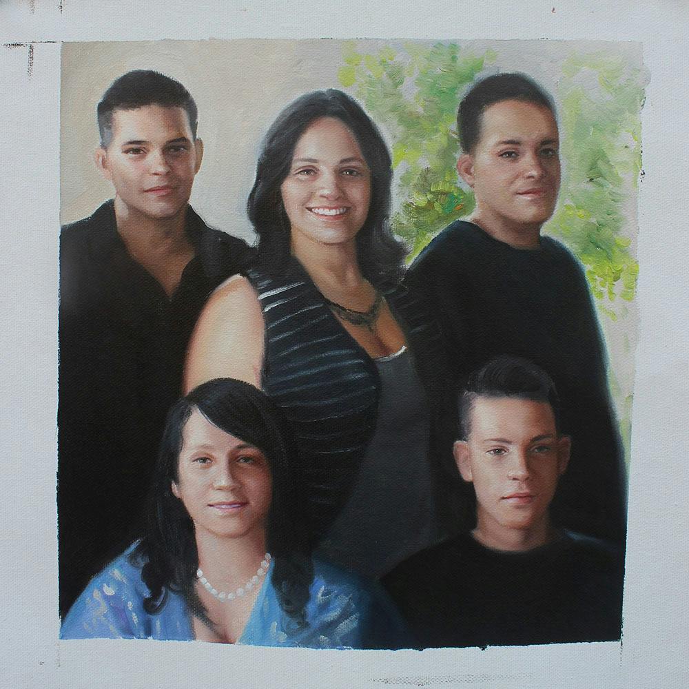 Artist-Rendered Painting