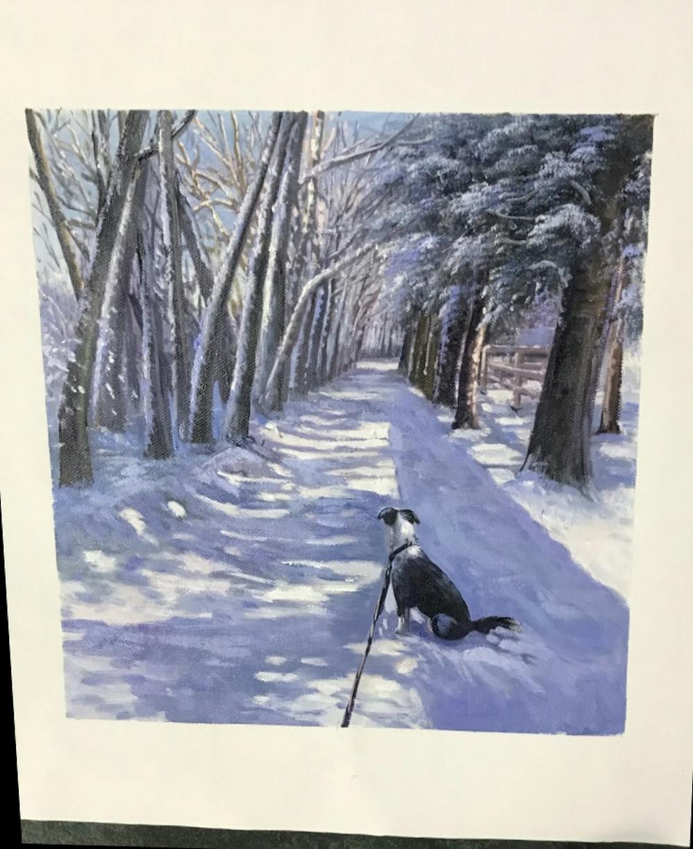 Artist-Rendered Painting