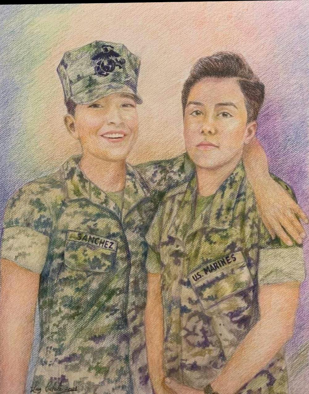 Artist-Rendered Painting