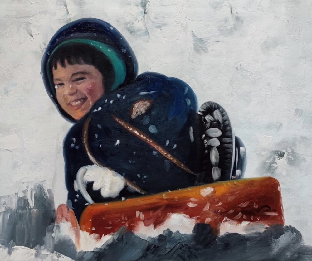 Artist-Rendered Painting