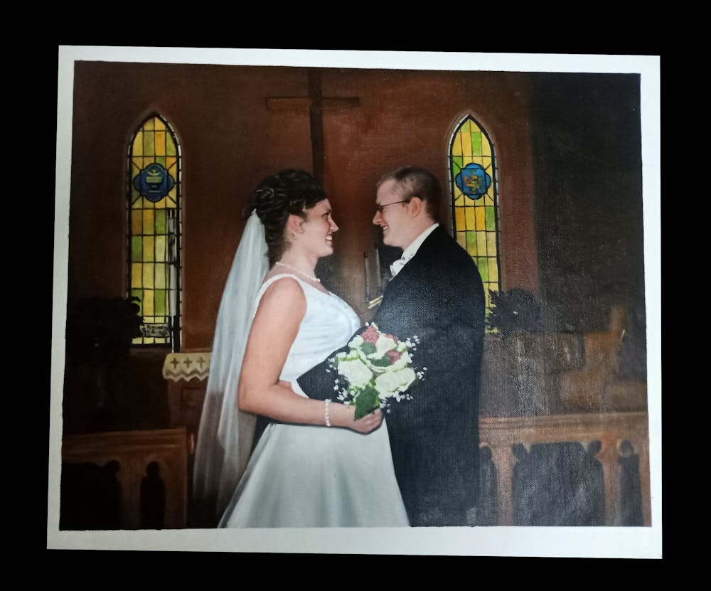 Artist-Rendered Painting