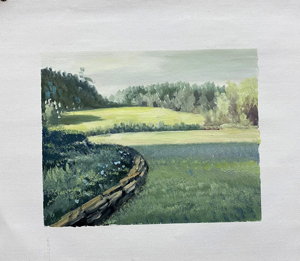 Artist-Rendered Painting