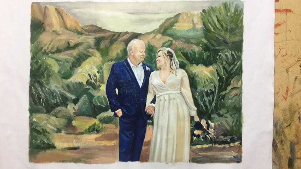 Artist-Rendered Painting