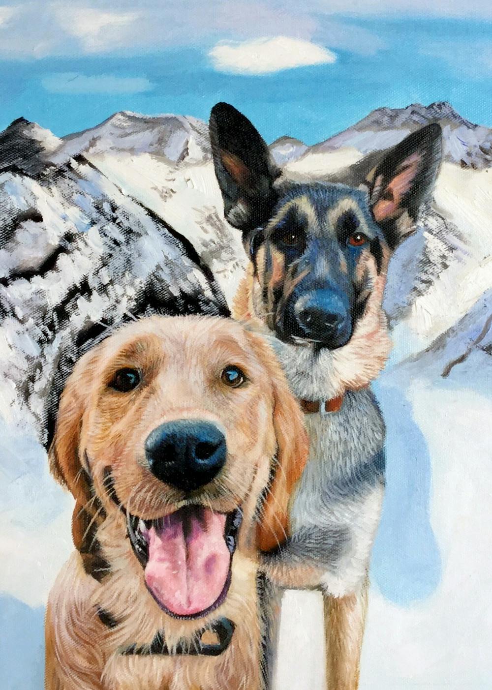 Artist-Rendered Painting