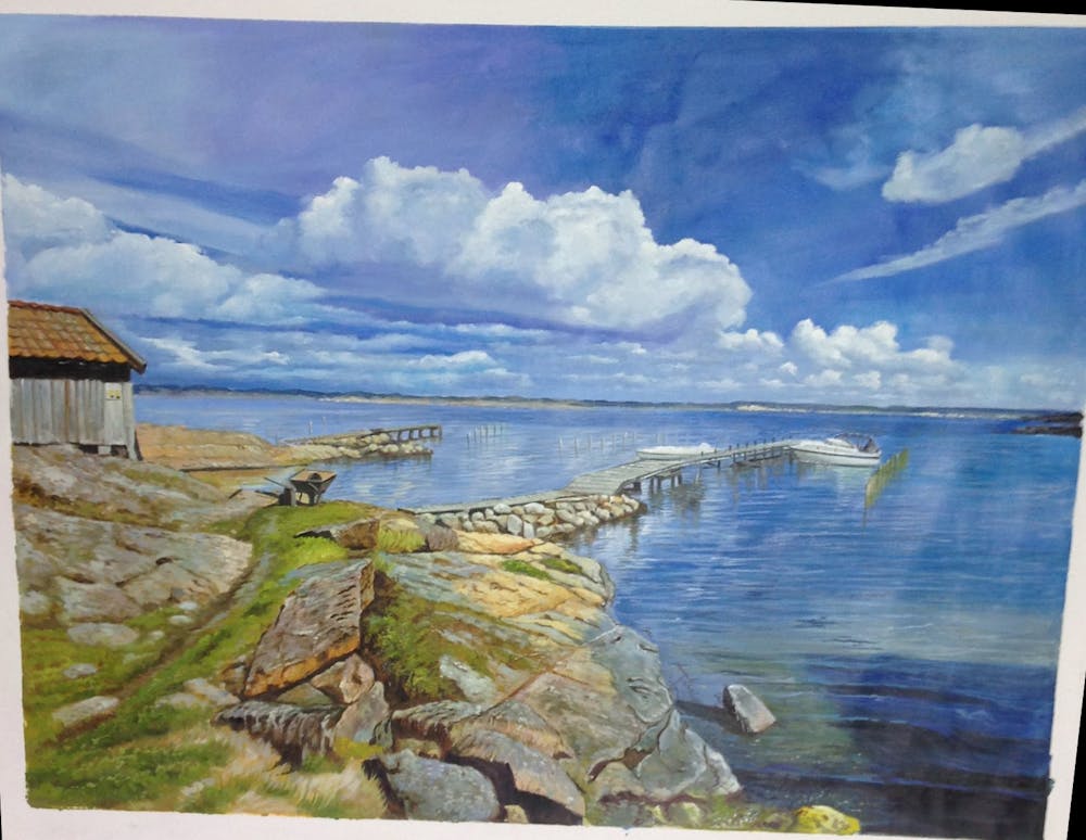 Artist-Rendered Painting