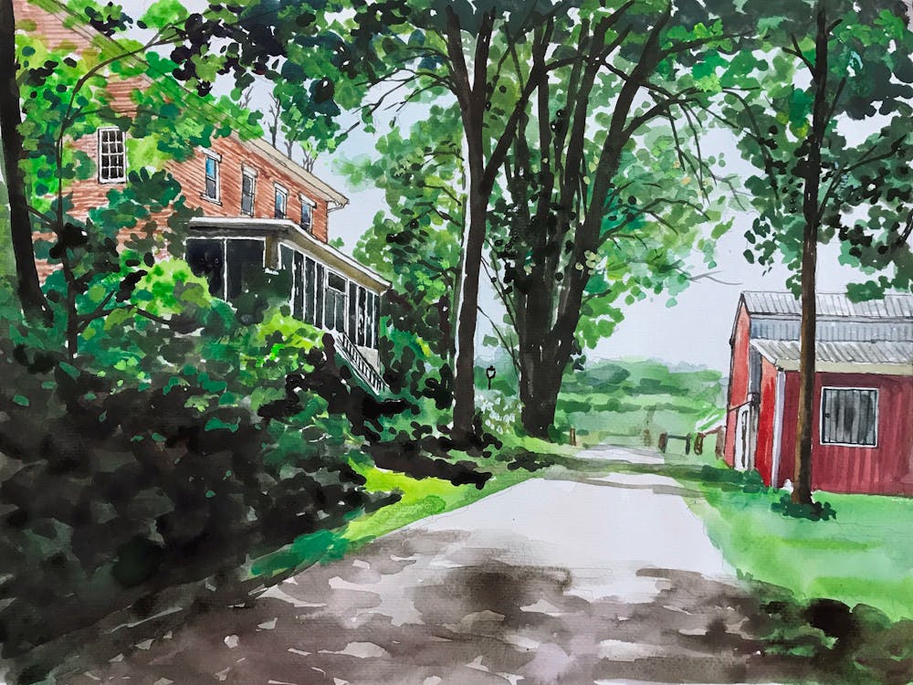 Artist-Rendered Painting