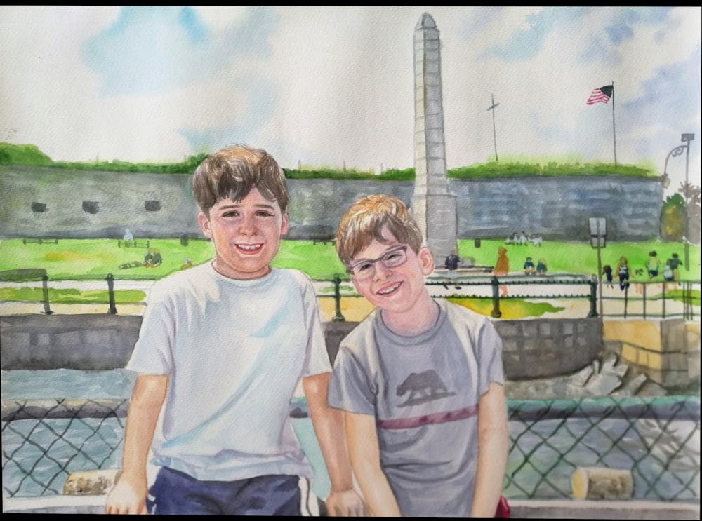 Artist-Rendered Painting