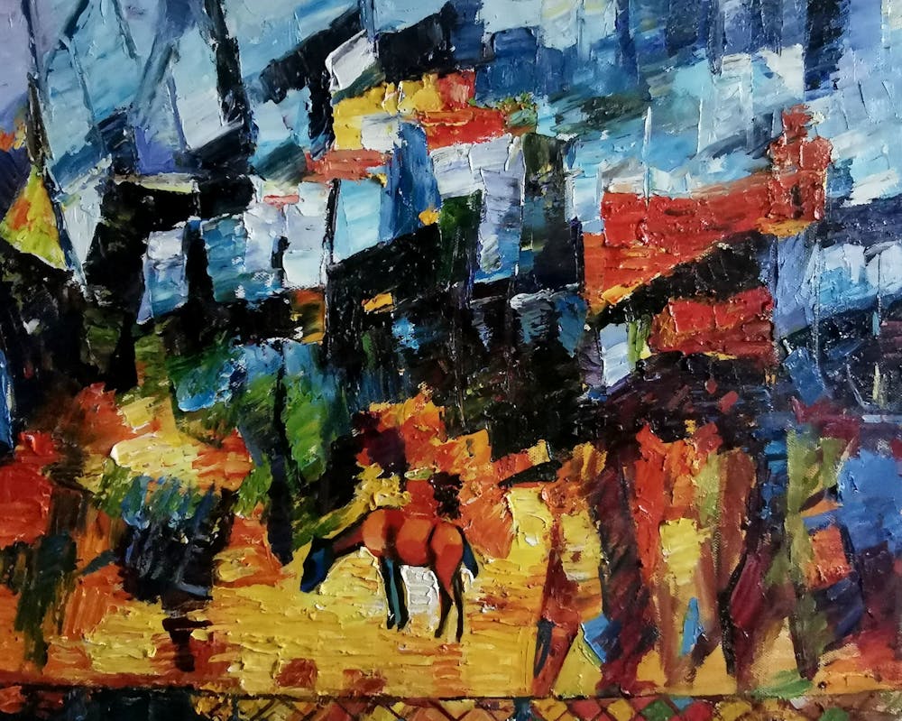 Artist-Rendered Painting