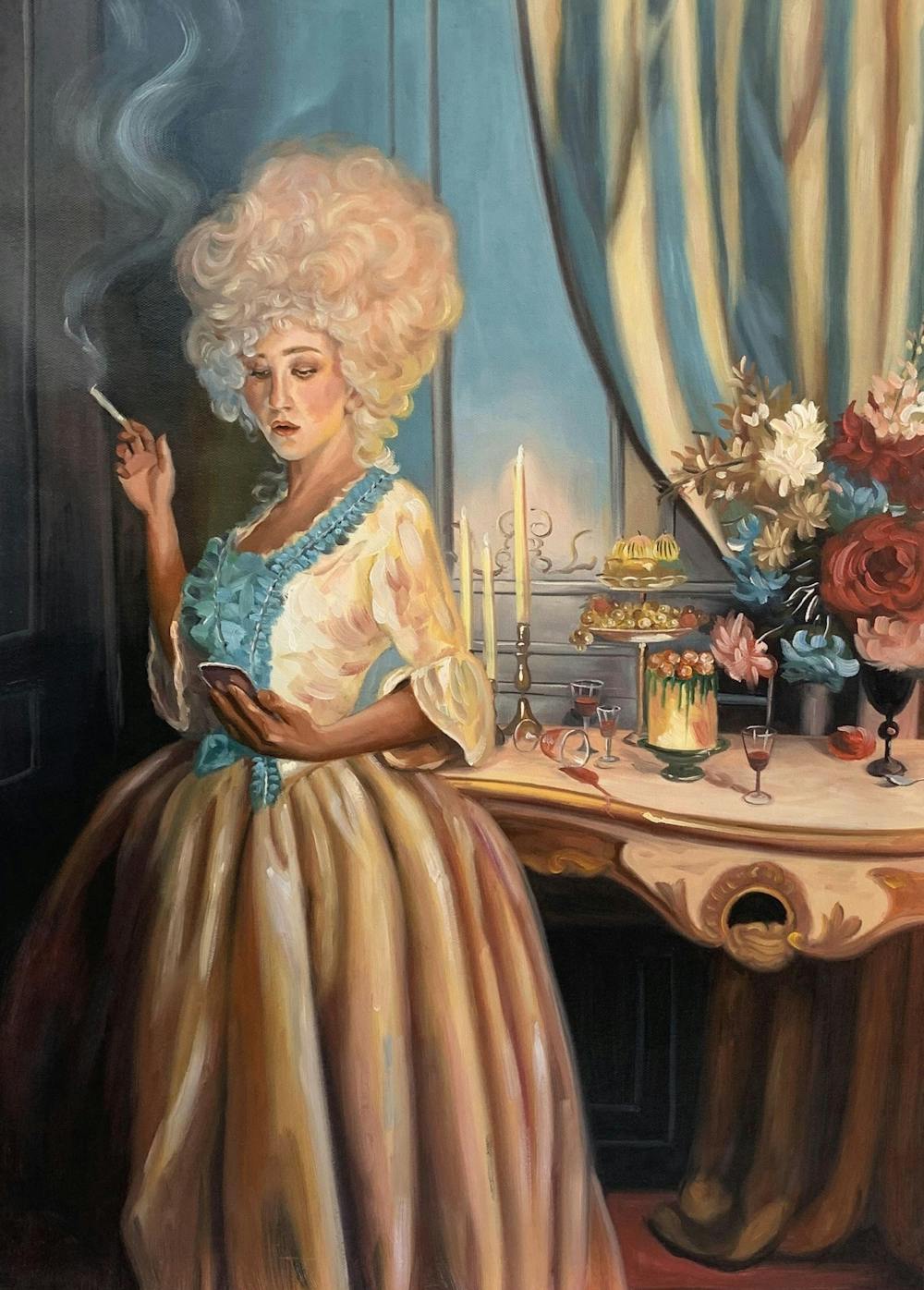 Artist-Rendered Painting