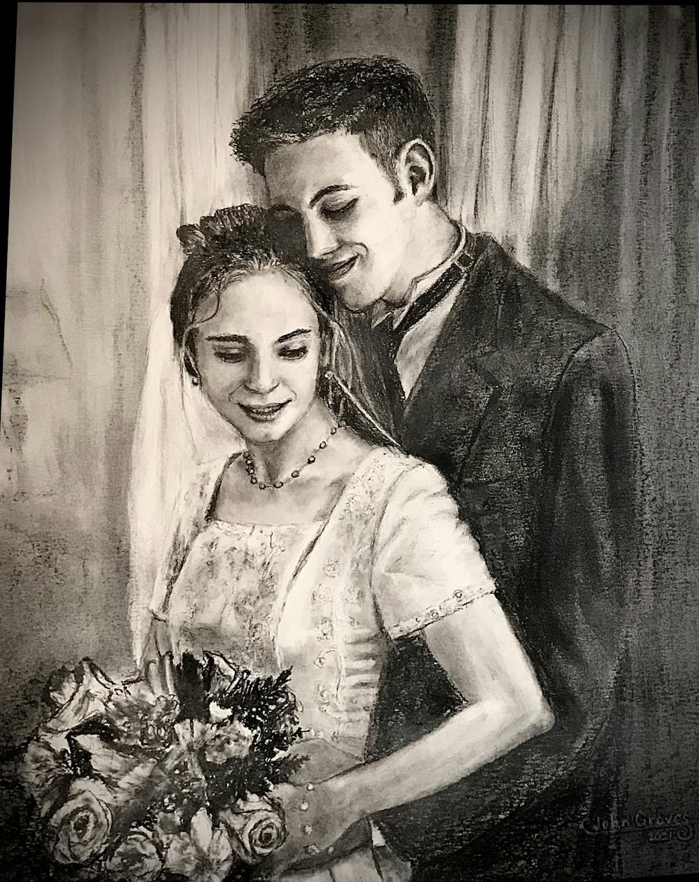 Artist-Rendered Painting