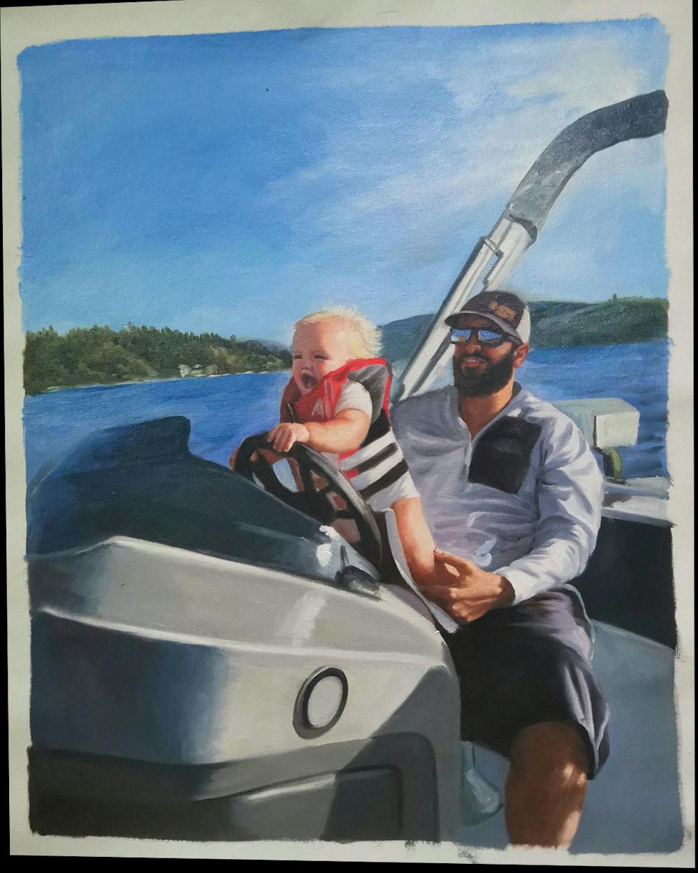 Artist-Rendered Painting