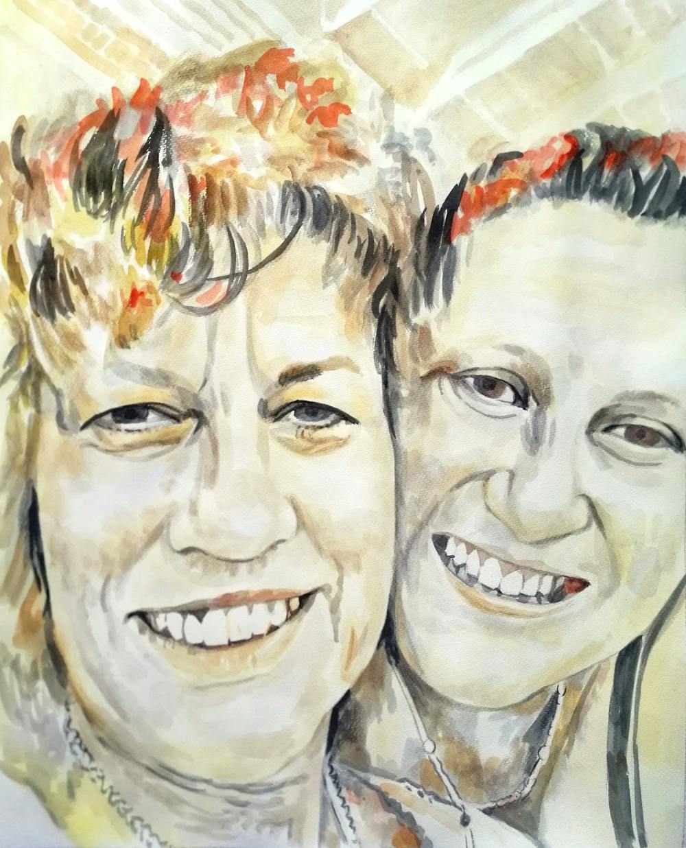 Artist-Rendered Painting