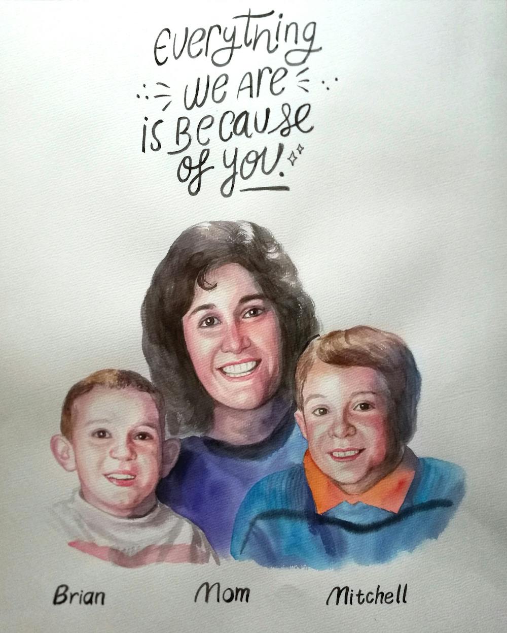 Artist-Rendered Painting