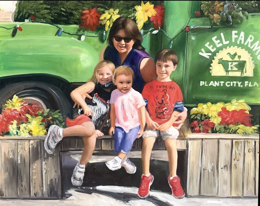 Artist-Rendered Painting