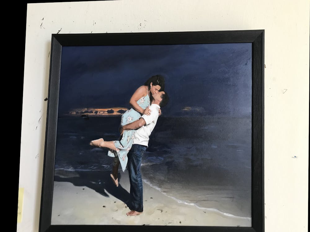 Artist-Rendered Painting