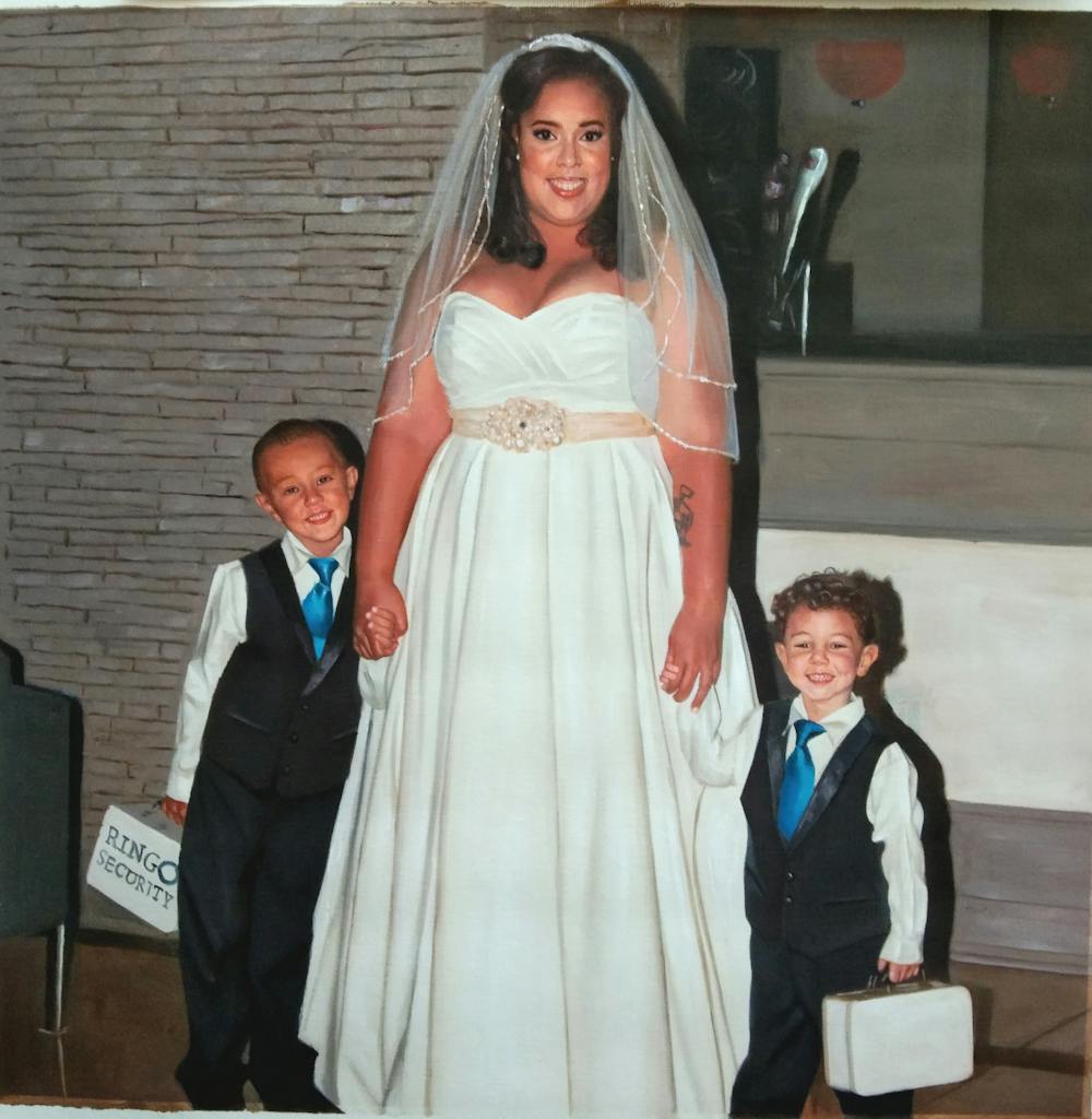 Artist-Rendered Painting