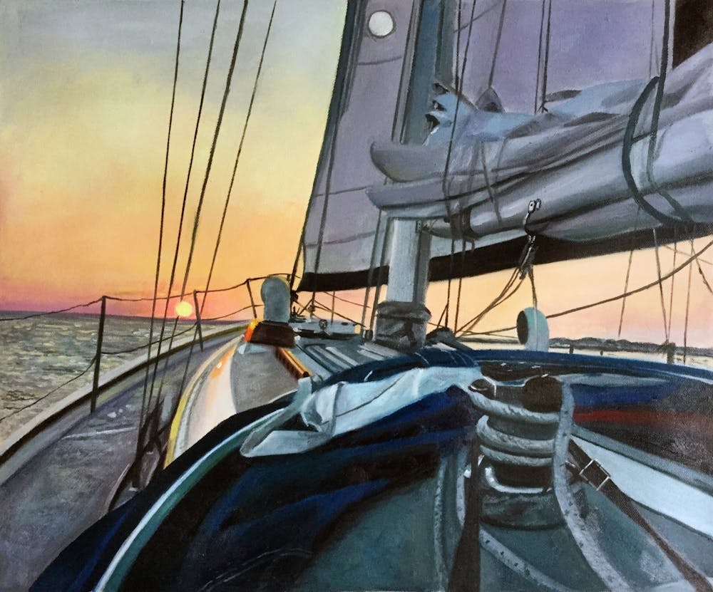 Artist-Rendered Painting