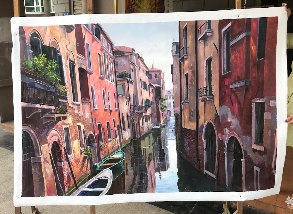 Artist-Rendered Painting