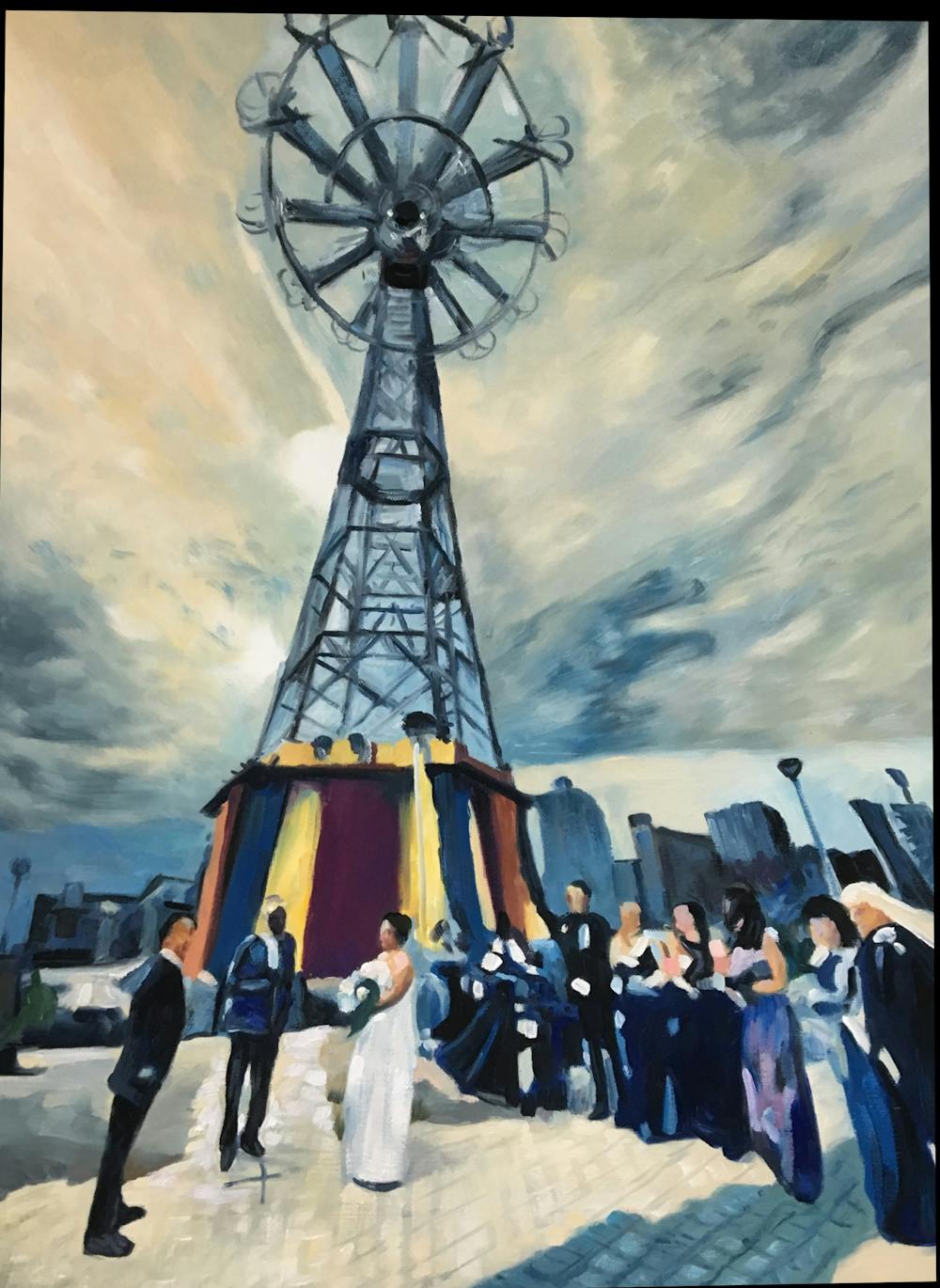 Artist-Rendered Painting