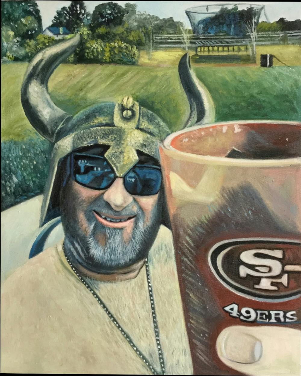 Artist-Rendered Painting