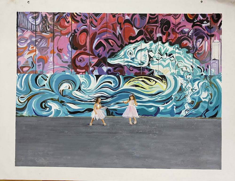 Artist-Rendered Painting