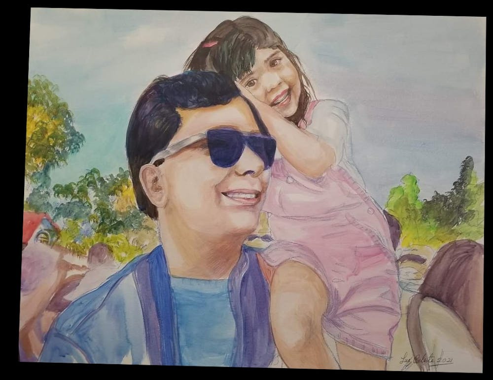 Artist-Rendered Painting