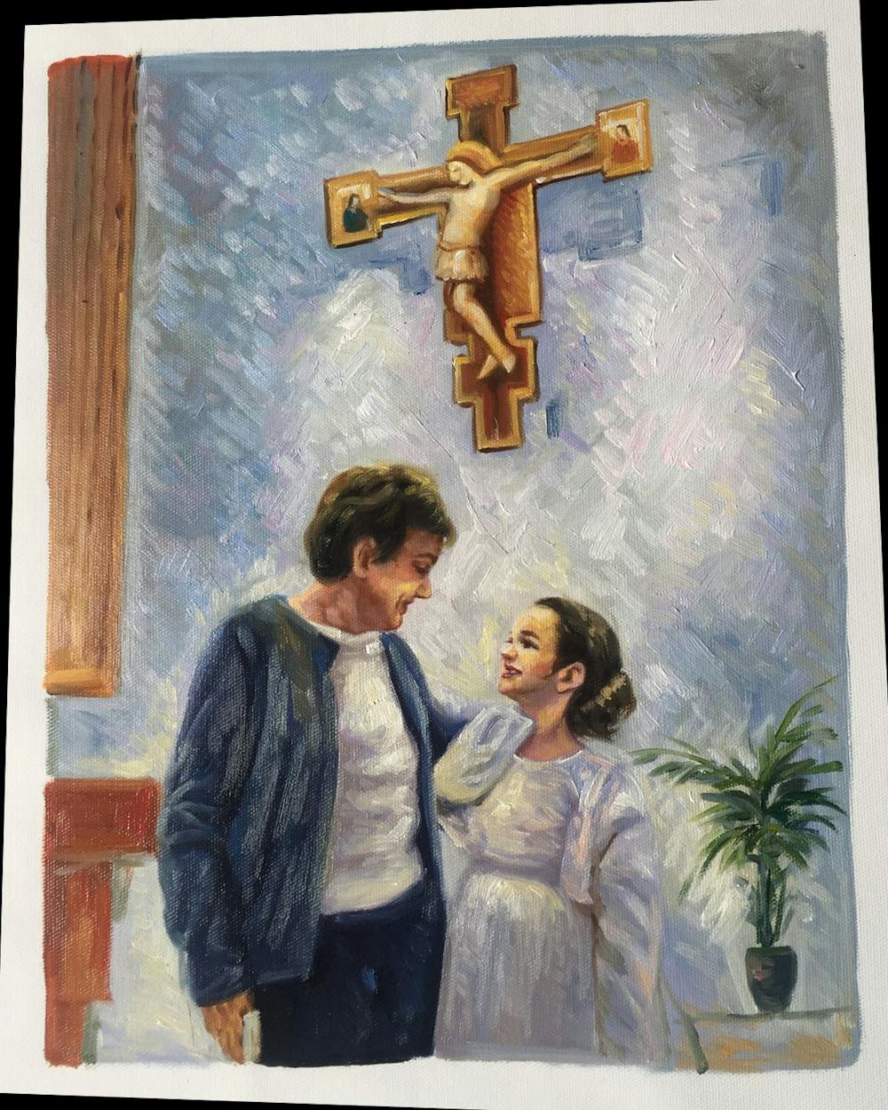 Artist-Rendered Painting