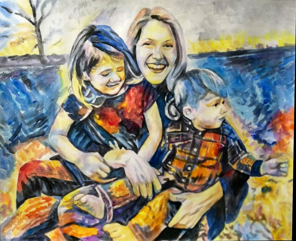 Artist-Rendered Painting