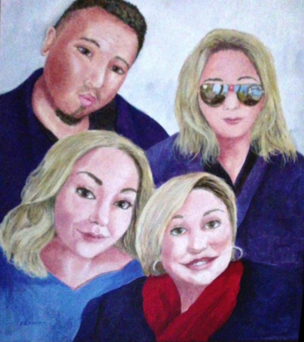 Artist-Rendered Painting