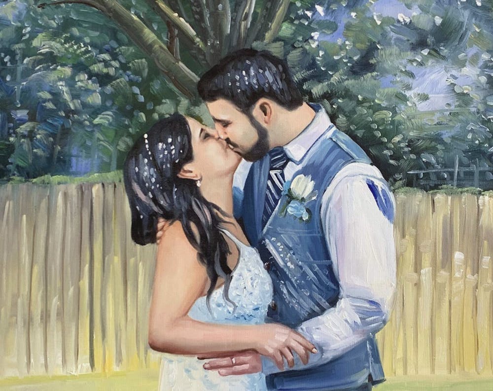 Artist-Rendered Painting