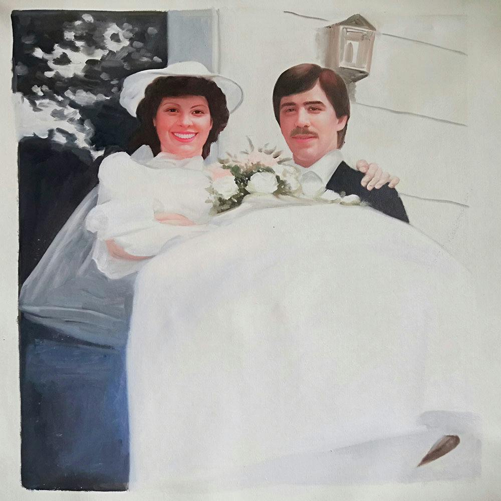 Artist-Rendered Painting