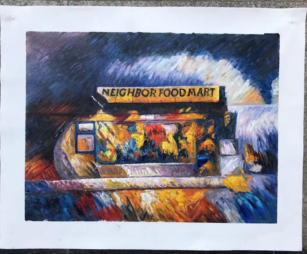 Artist-Rendered Painting