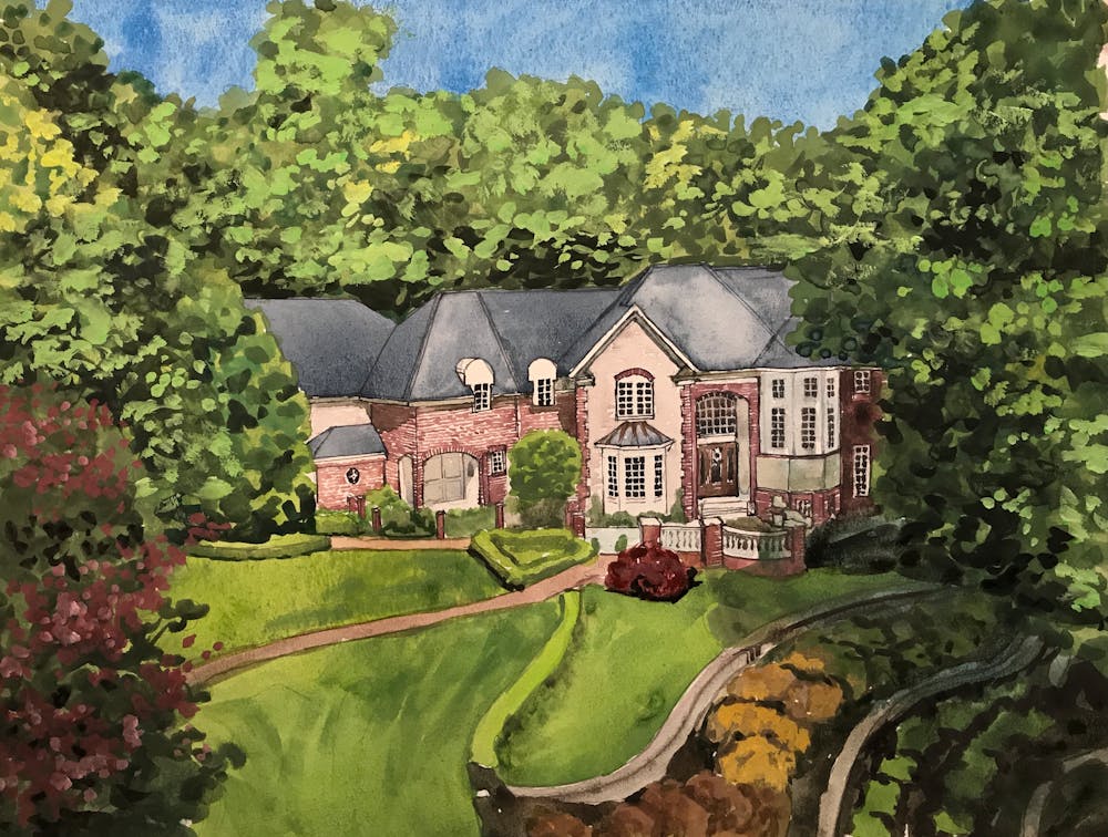 Artist-Rendered Painting