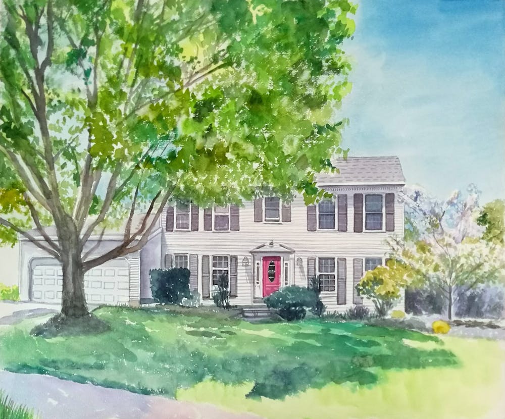 Artist-Rendered Painting