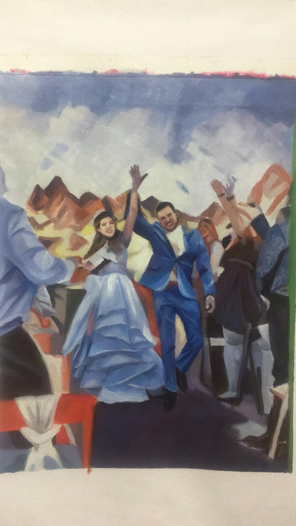 Artist-Rendered Painting