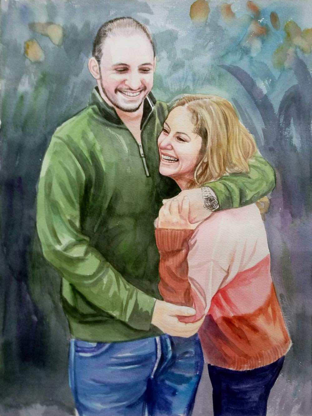 Artist-Rendered Painting