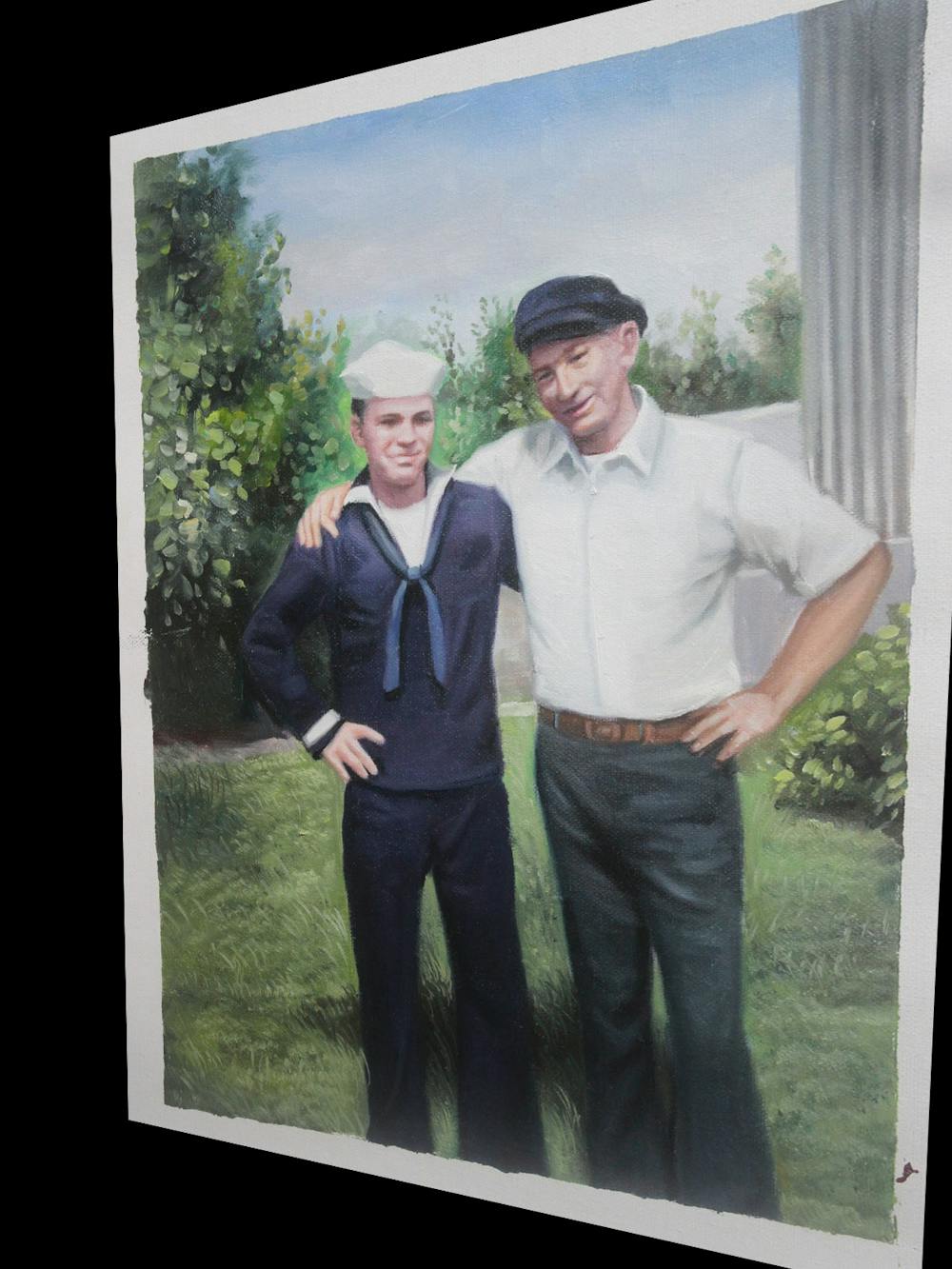 Artist-Rendered Painting