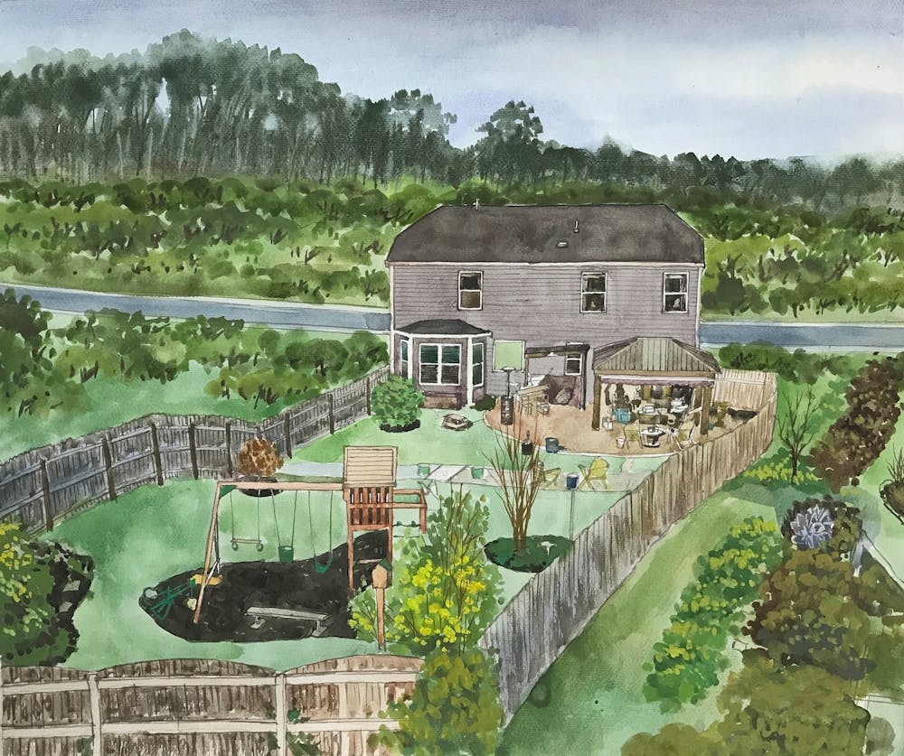 Artist-Rendered Painting