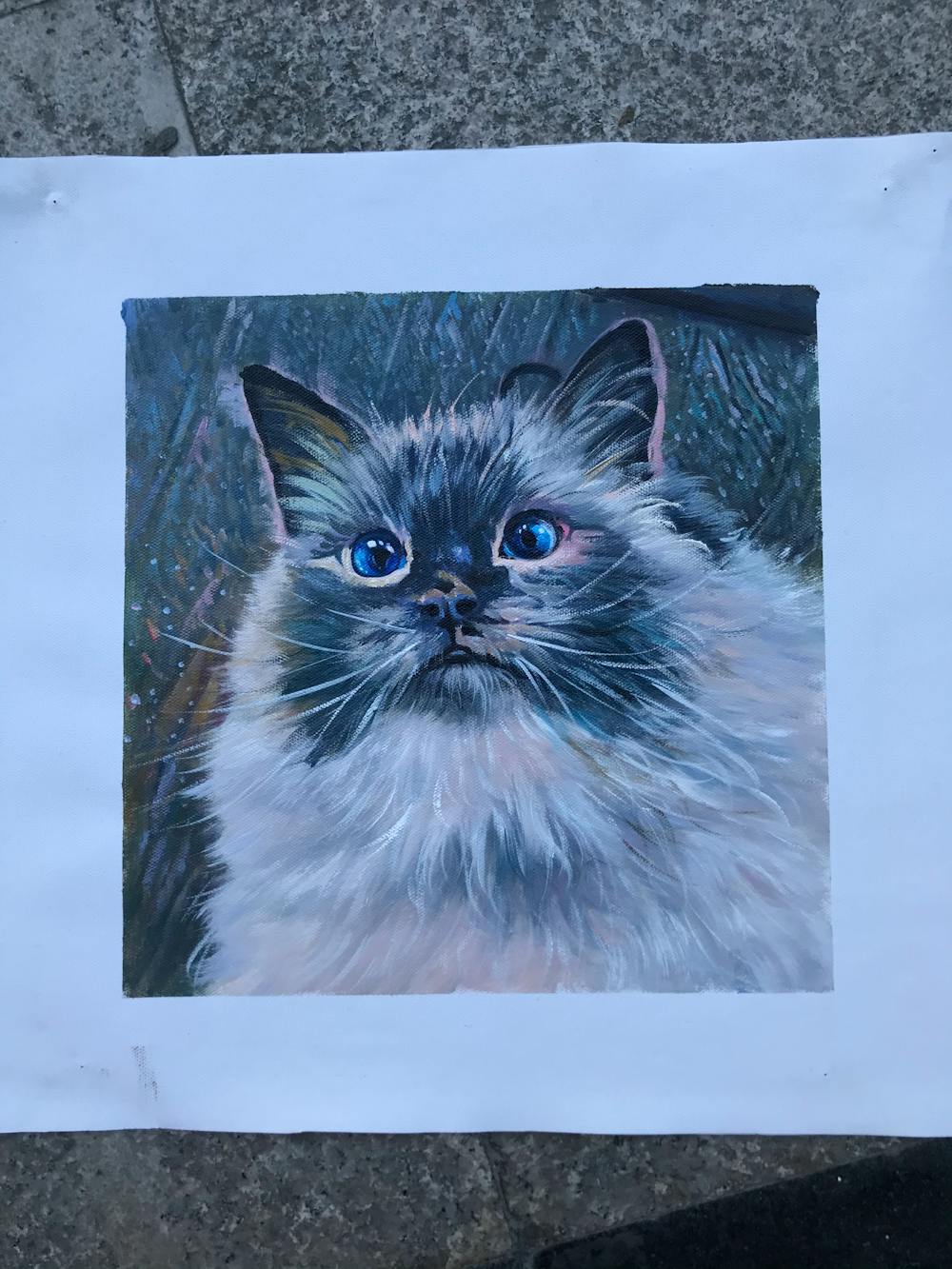 Artist-Rendered Painting